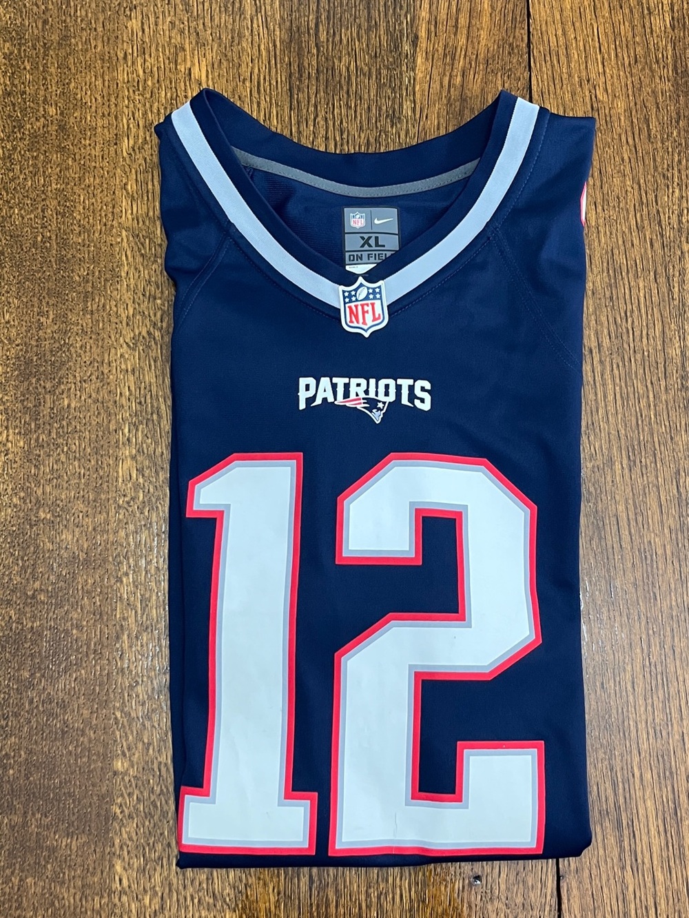 Nike  NFL Tom Brady Jersey #12 Patriots Navy/ White